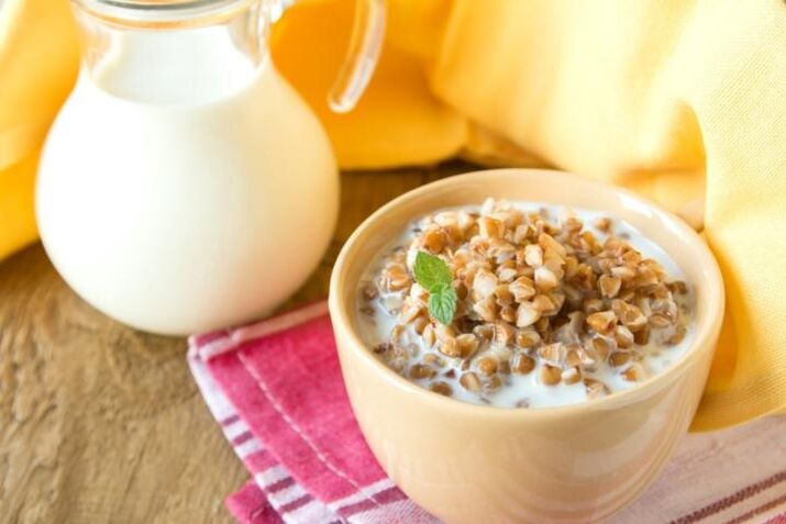 com kefir e hortelã